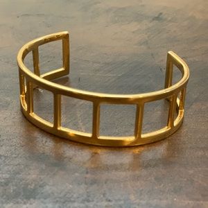 BaubleBar Gold Ladder Cuff